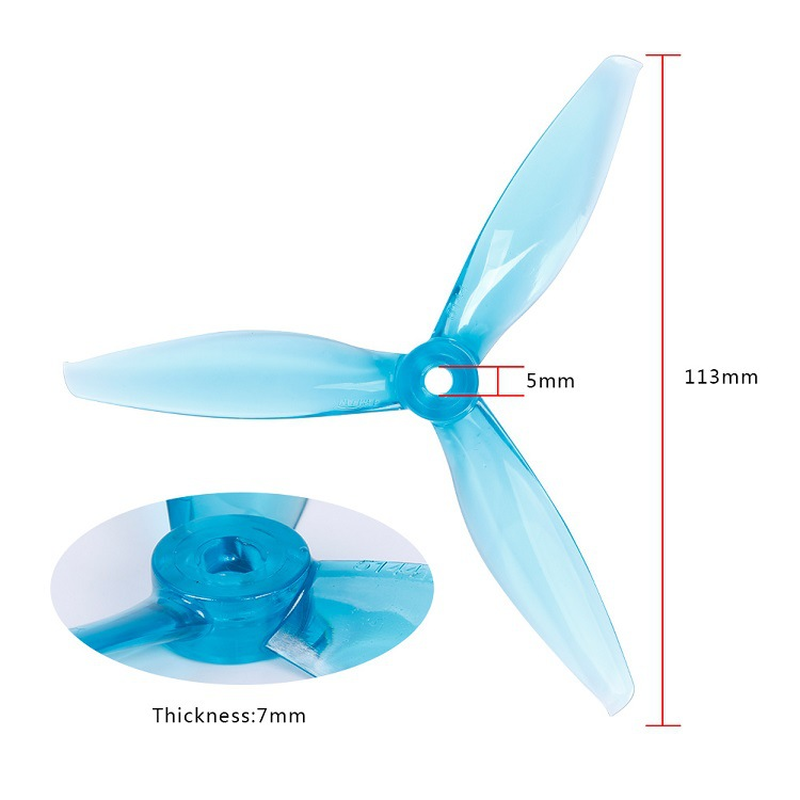 Hélices GEMFAN Freestyle 5144  - Drone Propeller reseña y precio