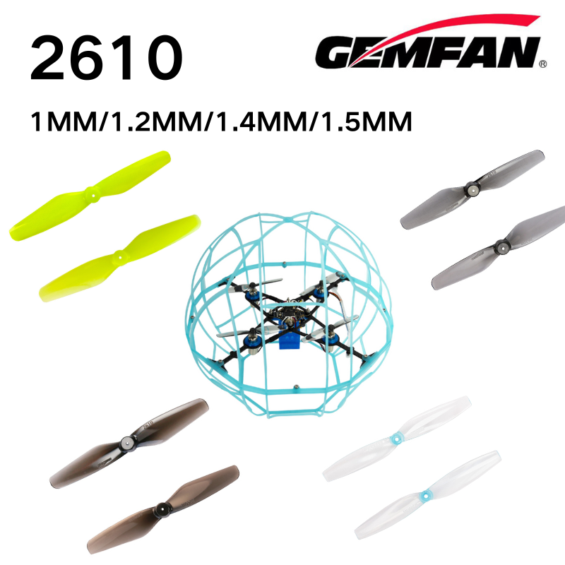 2610 accesorios Gemfan 2,6 pul - Drone Esc reseña y precio